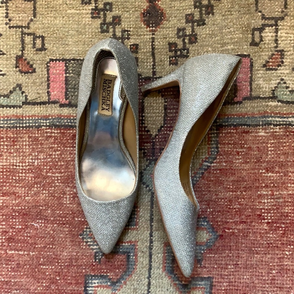 Badgley Mischka sparkly heels - 8